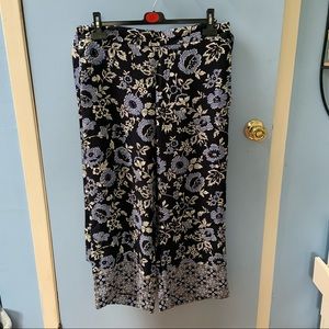 LOFT Outlet Wide Leg Crop Pants